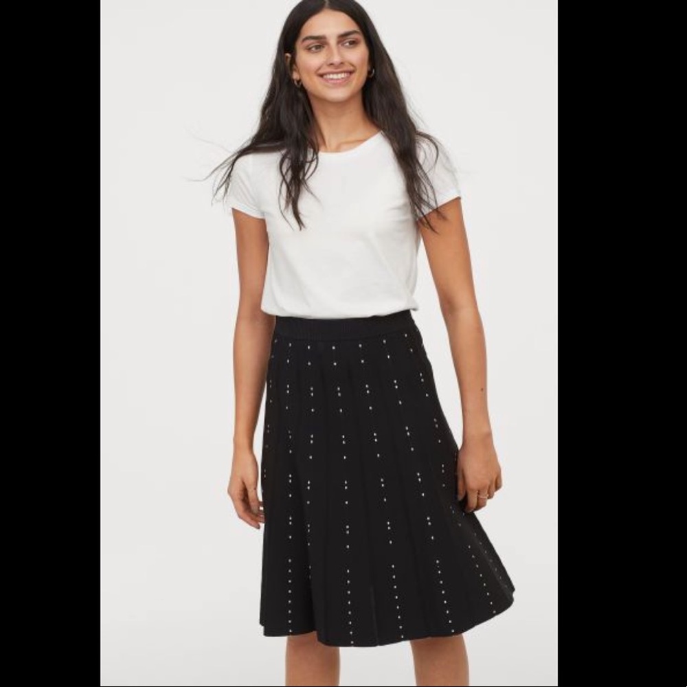 H&M Fine Knit MIDI Skirt - Picture 2 of 8